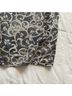 August Silk 100% Silk Floral Black White Silk Skirt Size S - photo 4
