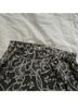 August Silk 100% Silk Floral Black White Silk Skirt Size S - photo 5
