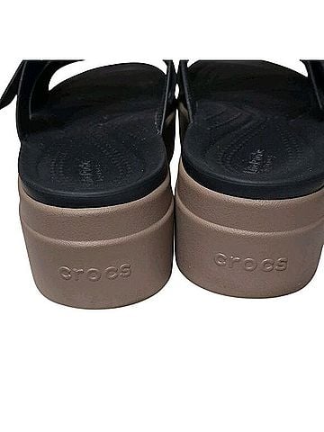 Crocs Brooklyn Mid Wedge Platform Slide Sandals Sandals (view 2)