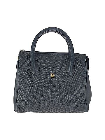 Bally BALLY Vintage Quilted Black Leather Handbag with Gold Hardware for Women (view 1)