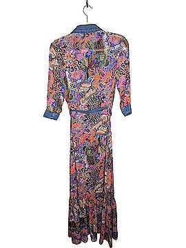 WHY flower/denim Casual Dress (view 2)