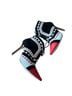 Sophia Webster Black White Red Ankle Boots Size EU 38 1/2 - photo 2
