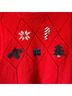 Talbots 100% Wool Argyle Red Sweater Vest Size XS - photo 4