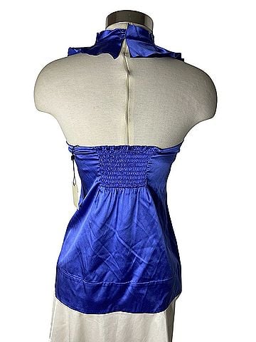 BCBGMAXAZRIA Sleeveless Silk Top (view 2)