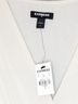Express 100% Polyester White Pink Ivory Bodysuit Size S - photo 3