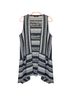Sympli Stripes Black Gray White Vest Size 8 - photo 1