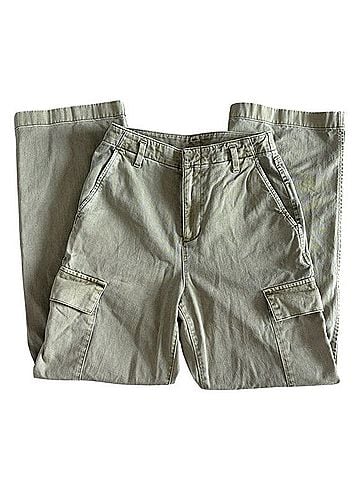 Gap Khaki Cargo Wide Leg Pants Cargo Pants (view 2)