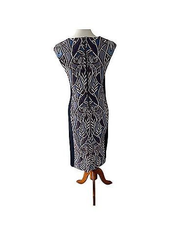 HD in Paris Cleo Jacquard Sheath Dress Cocktail Dress (view 2)
