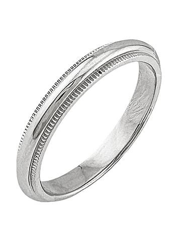 Tiffany & Co. Tiffany &amp; Co. Milgrain Ring, Platinum 950, Men's and Women's Ring. (view 1)
