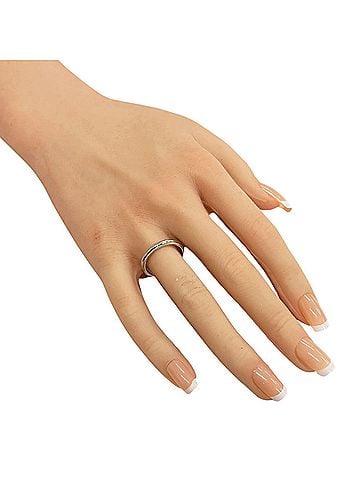 Tiffany & Co. Tiffany &amp; Co. Milgrain Ring, Platinum 950, Men's and Women's Ring. (view 2)