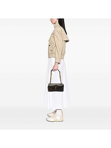 Saint Laurent Small Lambskin Calypso Shoulder Bag (view 2)