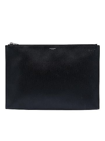 Saint Laurent Grain De Poudre Zip Document Holder (view 1)