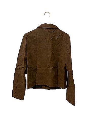 Promesa U.S.A. Put in the Work Vegan Leather Utility Jacket Faux Leather Jacket (view 2)