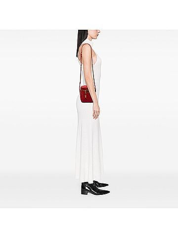 Saint Laurent Grain de Poudre Quilted 80s Vanity Bag (view 2)