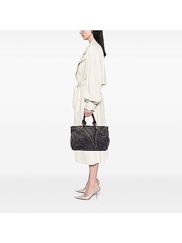 Bottega Veneta Printed Canvas Cabat Tote (view 2)