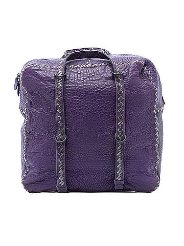 Bottega Veneta Intrecciato Trimmed Leather Handbag (view 1)