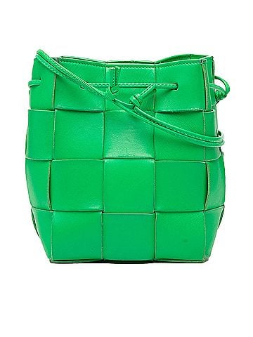 Bottega Veneta Small Nappa Maxi Intrecciato Cassette Bucket Bag (view 1)