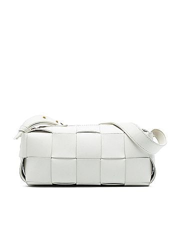 Bottega Veneta Small Lambskin Intrecciato Brick Cassette (view 1)