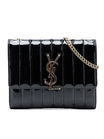 Saint Laurent Medium Patent Vicky Crossbody (view 1)