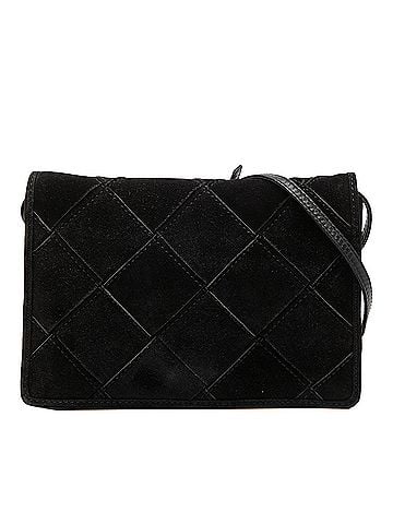 Bottega Veneta Suede Intrecciato Crossbody (view 1)