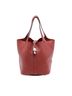 Hermès 100% Leather Red Clemence Picotin Lock 22 One size - photo 1