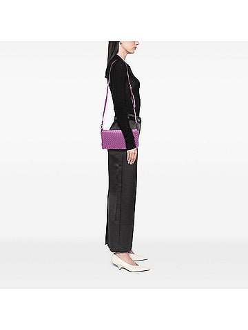 Bottega Veneta Nappa Intrecciato Dahlia Clutch Crossbody (view 2)