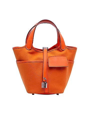 Hermès Toile Goeland and Swift Cargo Picotin Lock 18 (view 1)