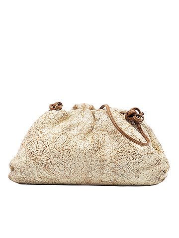 Bottega Veneta Crackled Calfskin The Mini Pouch Crossbody (view 1)