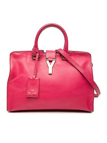 Saint Laurent Small Calfskin Cabas Chyc Satchel (view 1)