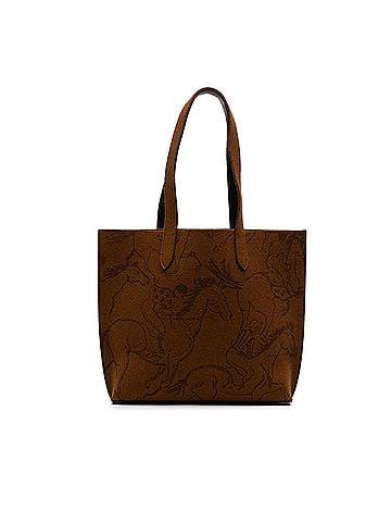 Hermès Printed Felt Carrimi Tote MM (view 1)