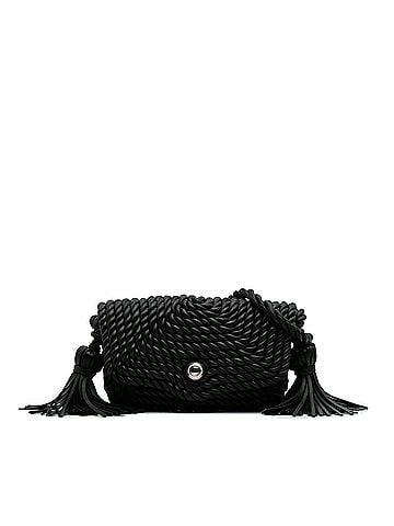 Bottega Veneta Lambskin Torchon Classic Tasseled Twisted Crossbody (view 1)
