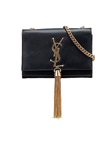 Saint Laurent Small Leather Monogram Kate Tassel Crossbody (view 1)