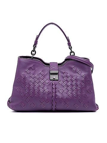 Bottega Veneta Nappa Intrecciato Napoli Satchel (view 1)