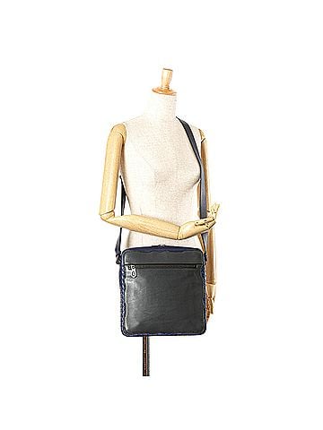 Bottega Veneta Intrecciato Trimmed Leather Crossbody (view 2)