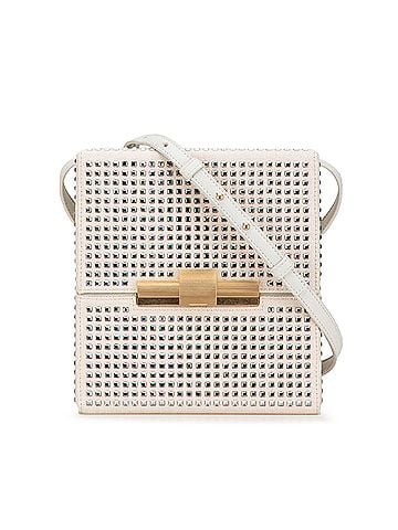 Bottega Veneta Crystal Embellished Canvas Daisey Crossbody (view 1)