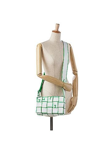 Bottega Veneta Canvas Intrecciato Webbing Cassette Crossbody (view 2)