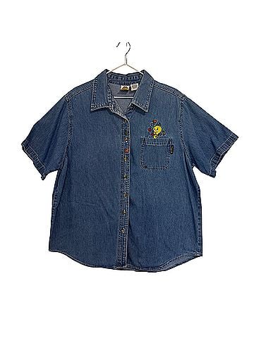 Looney Tunes Short Sleeve Button-Down Shirt (view 1)