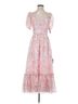 Lulus 100% Polyester Floral Pink Lulus Cocktail Dress Size S - photo 1