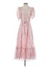 Lulus 100% Polyester Floral Pink Lulus Cocktail Dress Size S - photo 2