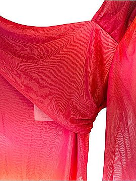 Forever 21 Ombre Off-Shoulder Long Sleeve Top Short Sleeve T-Shirt (view 2)