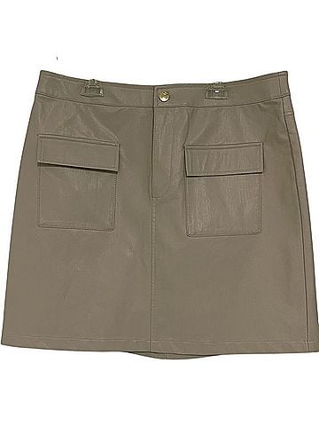 Marc New York Faux Leather Skirt (view 1)