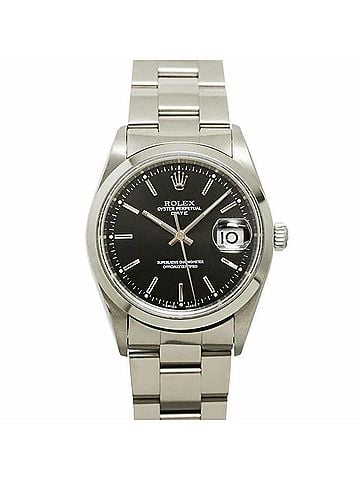 Rolex Rolex Oyster Perpetual Date 15200 T-serial Men's Watch, Black, Automatic Movement (view 1)