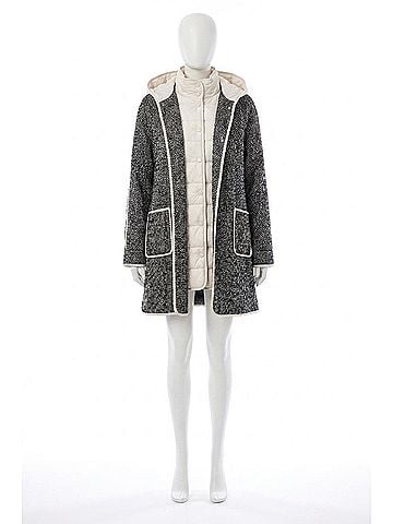 Tribal Lightweight Fooler Coat in Charcoal (view 1)