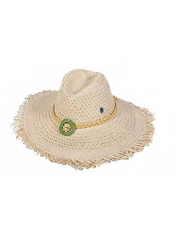 Raffaello Bettini Women's Florence Straw Hat Size 56 in Beige (view 1)