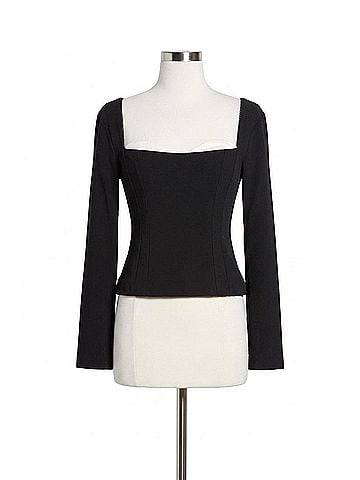 Astr Whitley Top in Black (view 1)