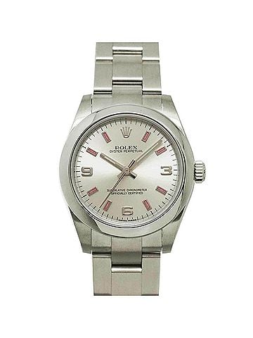 Rolex Rolex Oyster Perpetual 177200 Random Serial Number Roulette Boys' Watch Silver Automatic (view 1)