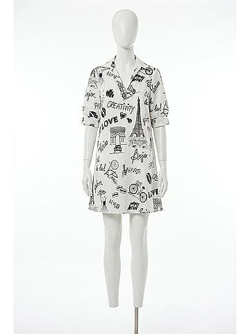 Joseph Ribkoff Paris Dress in Black/White (view 1)