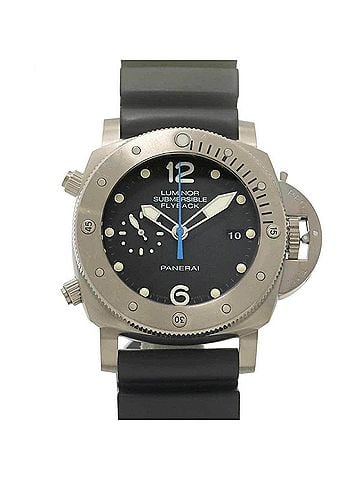Panerai Panerai Luminor 1950 Submersible 3 Days Titanio PAM00614 Men's Watch Date Power Reserve Black Automatic (view 2)