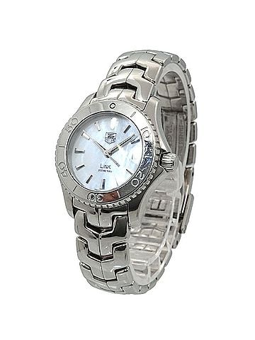 TAG Heuer TAG Heuer Link WJ1313-0 Women's Watch, Date Display, White Shell, Quartz Movement (view 1)