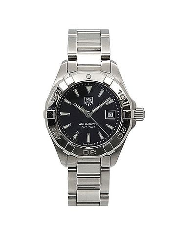 TAG Heuer TAG Heuer Aquaracer 300m WAY1410 Women's Watch, Date, Black, Quartz (view 1)